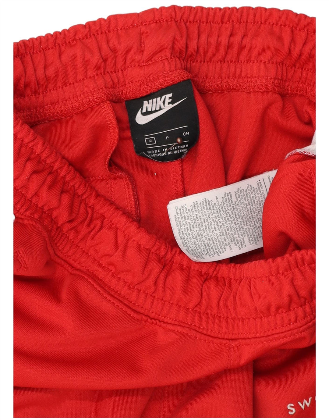 Pantaloni de trening Nike Swoosh pentru bărbați, roșu, poliester color bloc