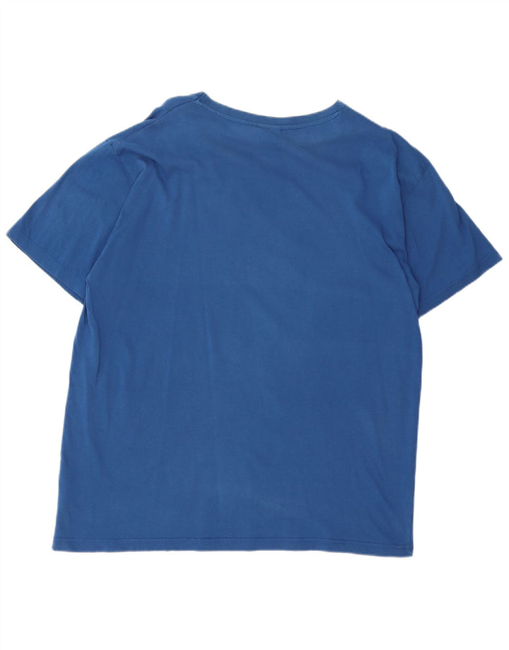 Tricou Bărbați Lotto Top 2XL Bumbac Albastru