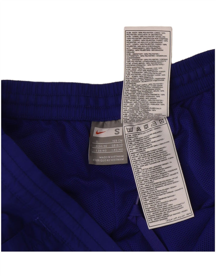 Pantaloni de trening Nike pentru femei UK 8/10 Small Blue Poliester
