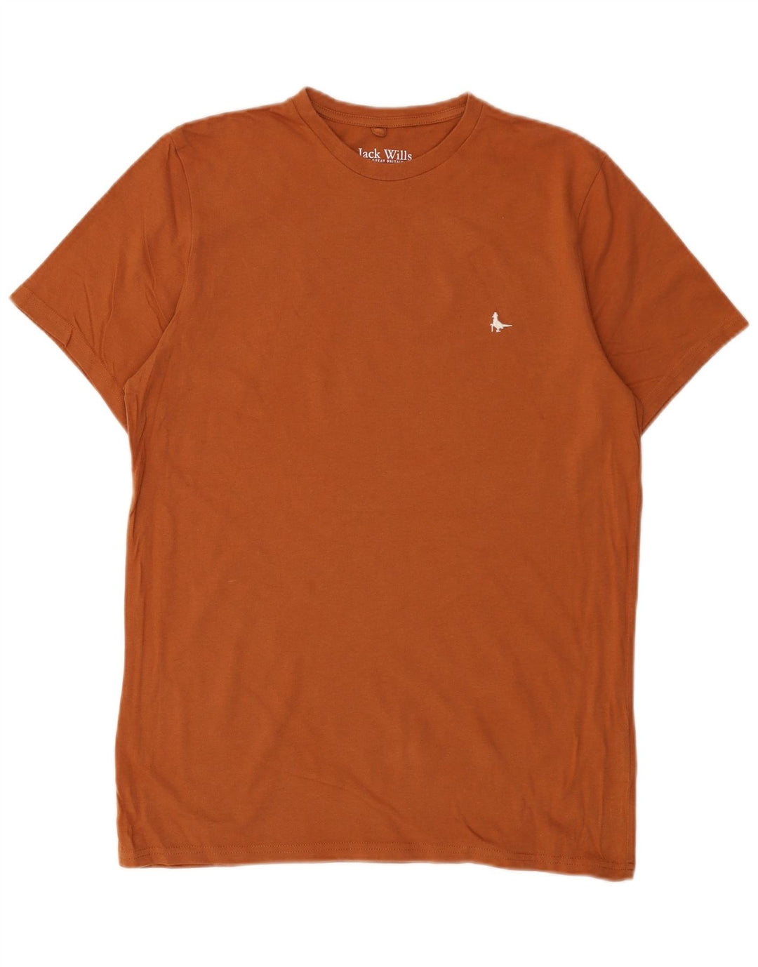 JACK WILLS Tricou cu croiala clasică pentru bărbați Top din bumbac maro mediu