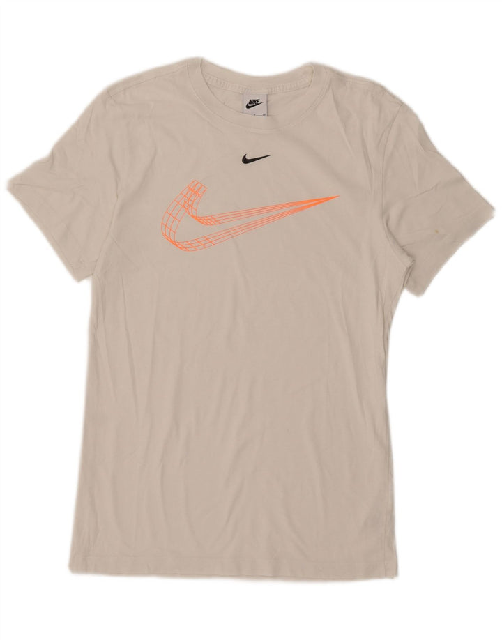 Tricou grafic Nike pentru bărbați Top mic, alb, bumbac