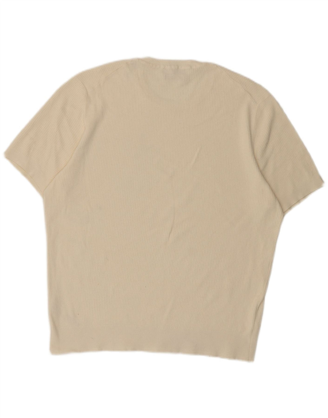 Massimo Dutti tricou cu mânecă scurtă pentru bărbați Top mare din bumbac alb