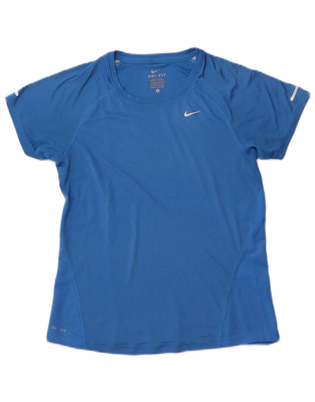 Tricou NIKE Dri Fit pentru femei, Marea Britanie 8/10, poliester, albastru, sport