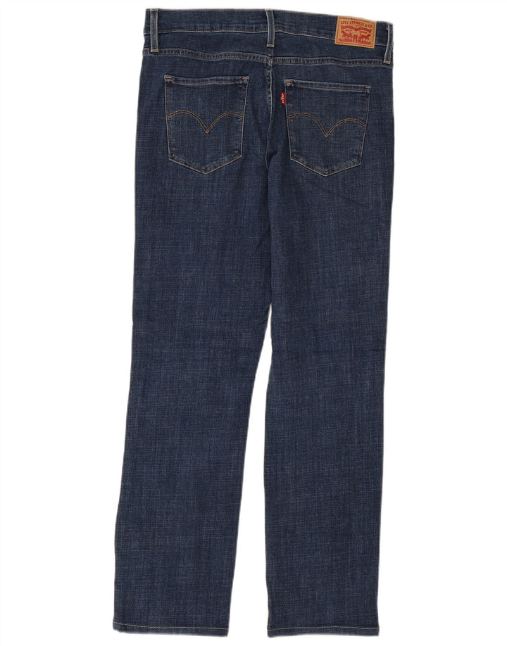 Blugi drepti modelați 314 pentru femei LEVI'S L30 L29 bumbac bleumarin