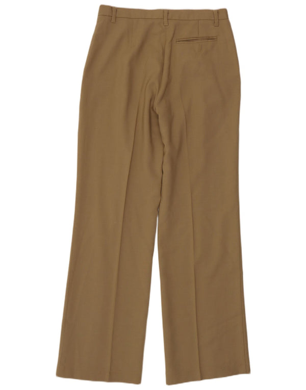 Pantaloni de costum drepți pentru femei Benetton IT 44 Medium W28 L31 Bej