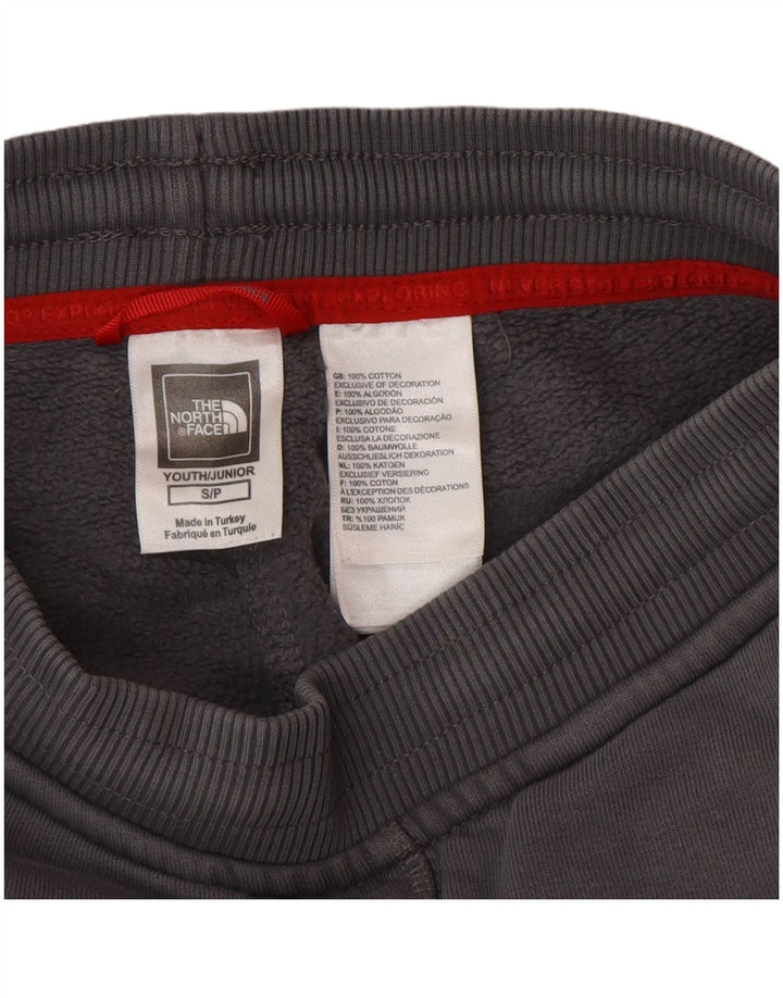 Pantaloni de trening The North Face pentru baieti Joggeri 7-8 ani mic bumbac gri