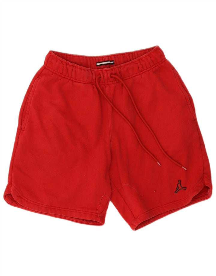 Pantaloni scurti sport Nike pentru bărbați, bumbac roșu mic