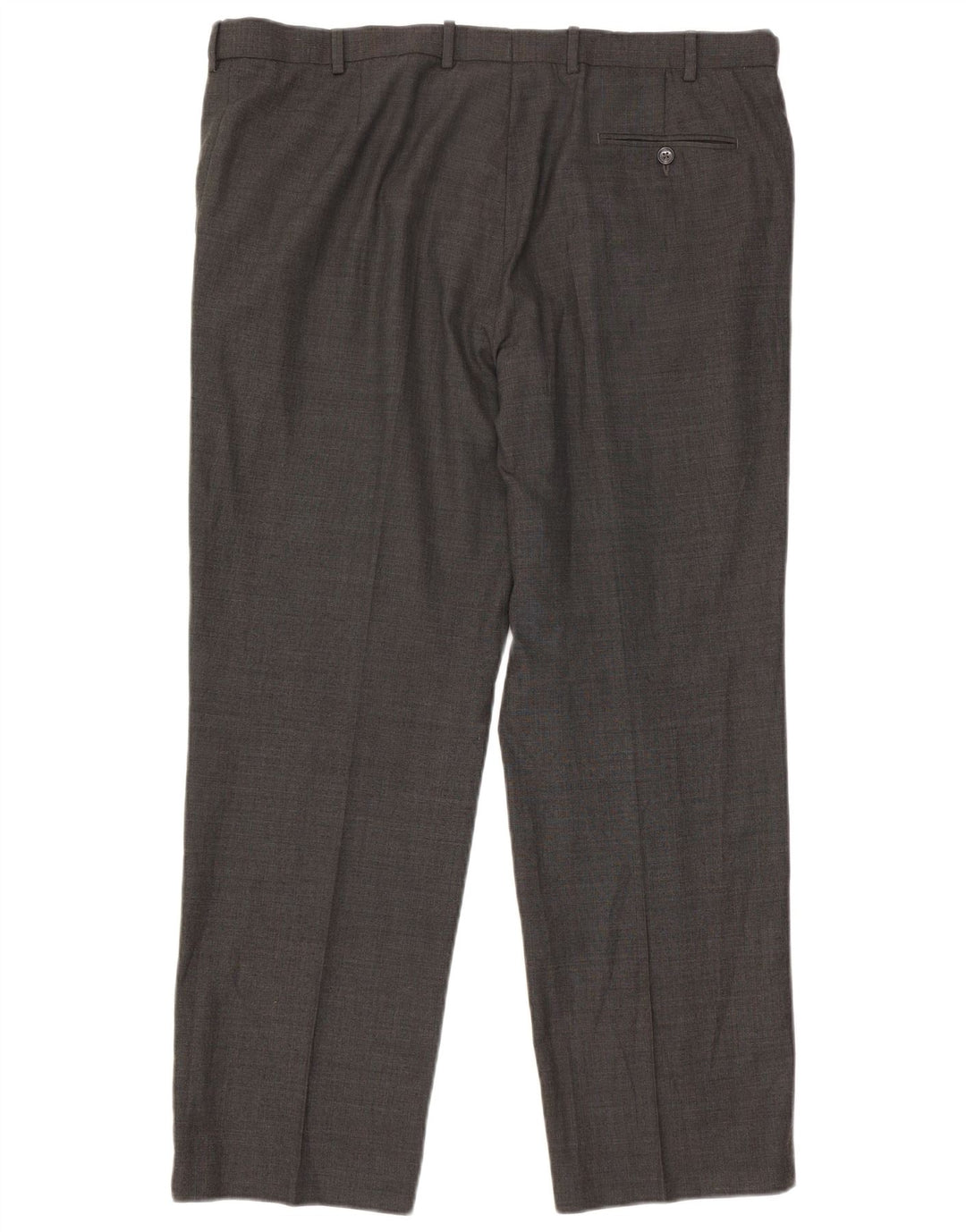 Pantaloni casual drepti pentru bărbați Marks & Spencer L40 L31 Lână gri