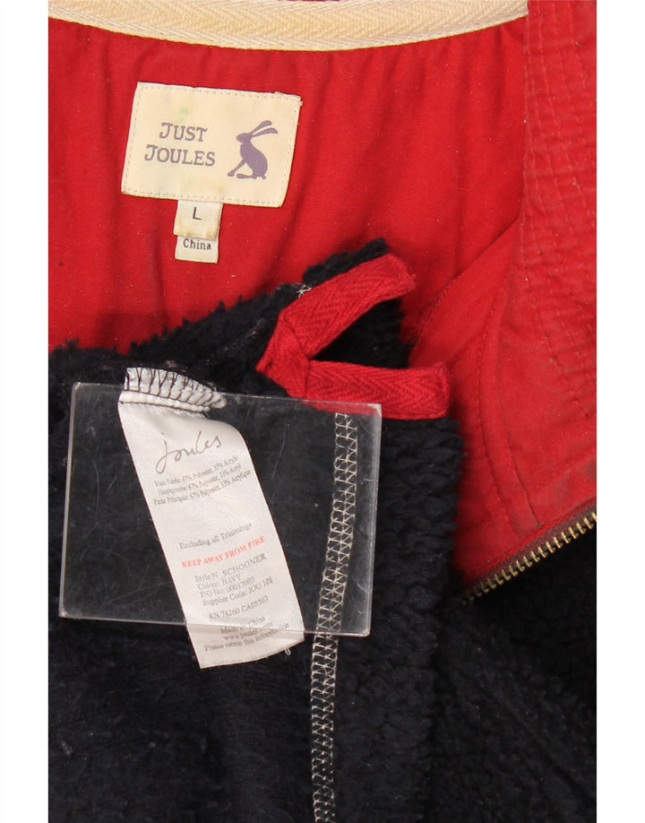 JOULES Pulover pentru bărbați, cu fermoar și gât, din lână, mare, negru, poliester