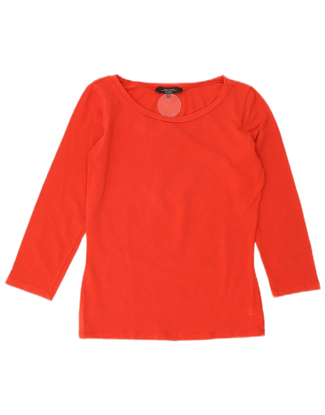 Top de weekend pentru femei Max Mara cu mâneci 3/4 UK 10 mic roșu