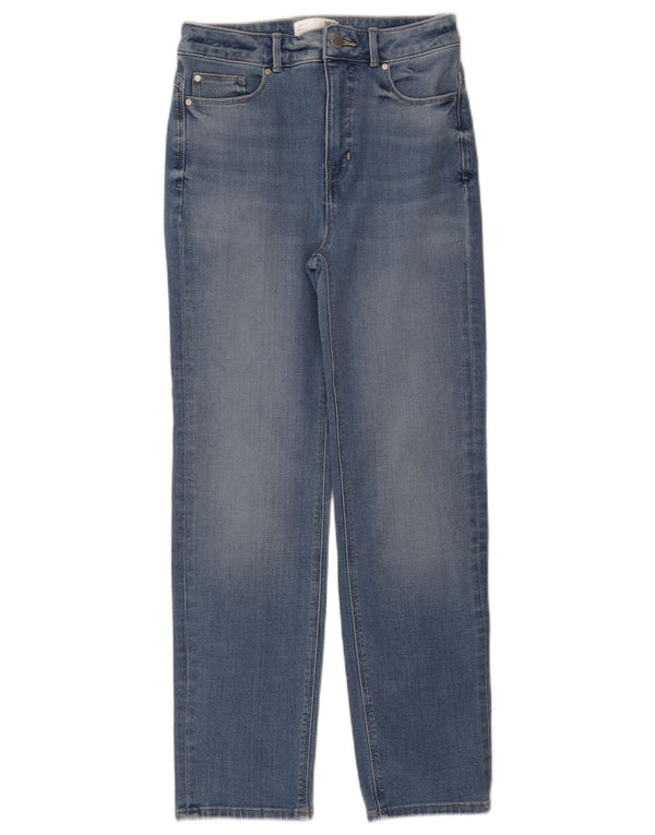 Blugi drepti pentru femei Marks & Spencer Sienna UK 10 Small W27 L27 Blue