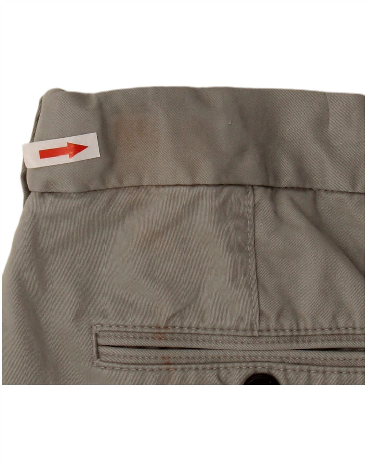 Pantaloni scurți chino pentru bărbați Marks & Spencer W34, bumbac gri mare