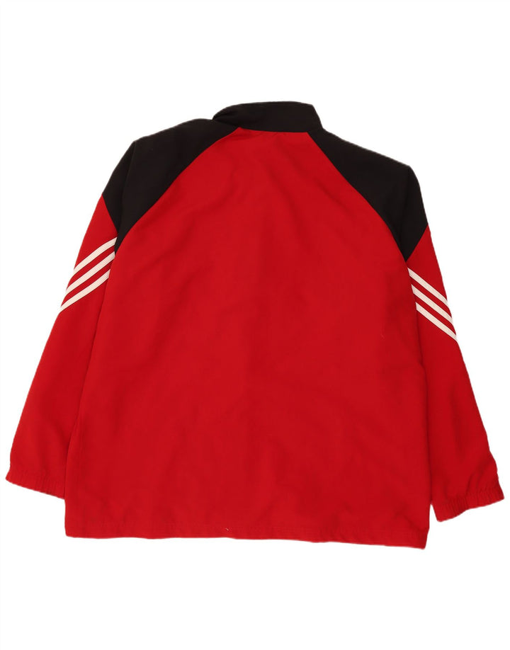Jachetă de trening pentru bărbați Adidas, 2XL, roșu, poliester color bloc