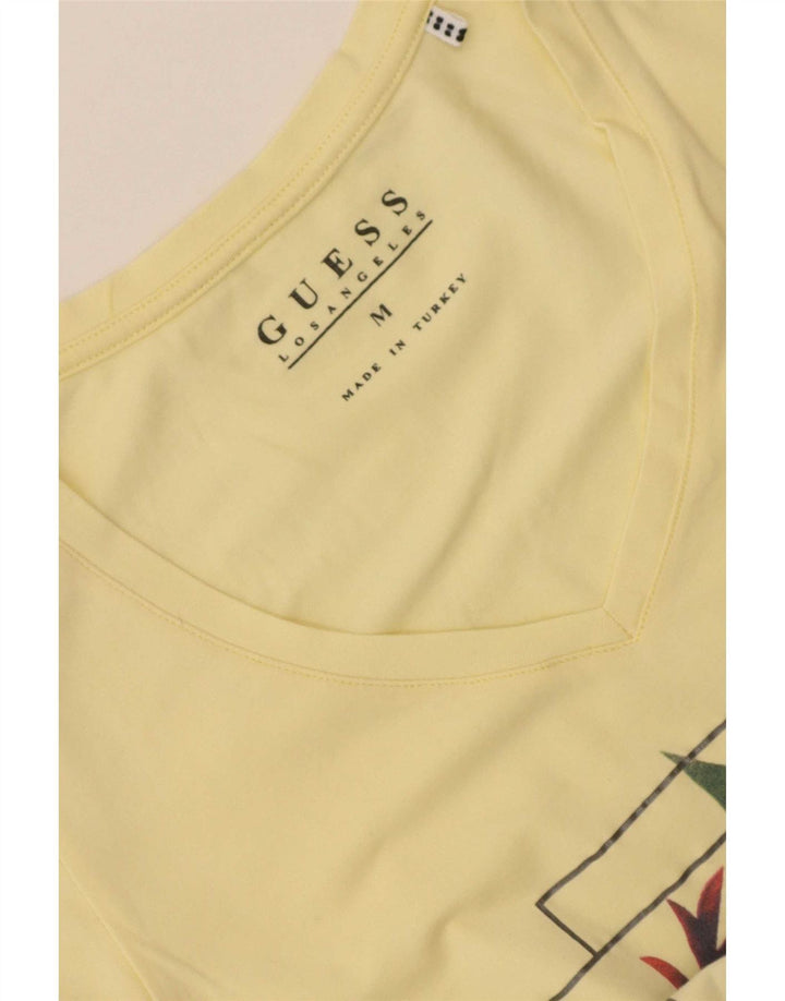 Tricou grafic Guess pentru femei Top UK 12 Medium Yellow