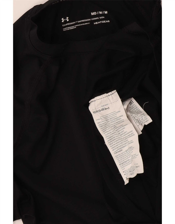 Tricou de compresie Under Armour pentru bărbați Top Medium Negru Poliester