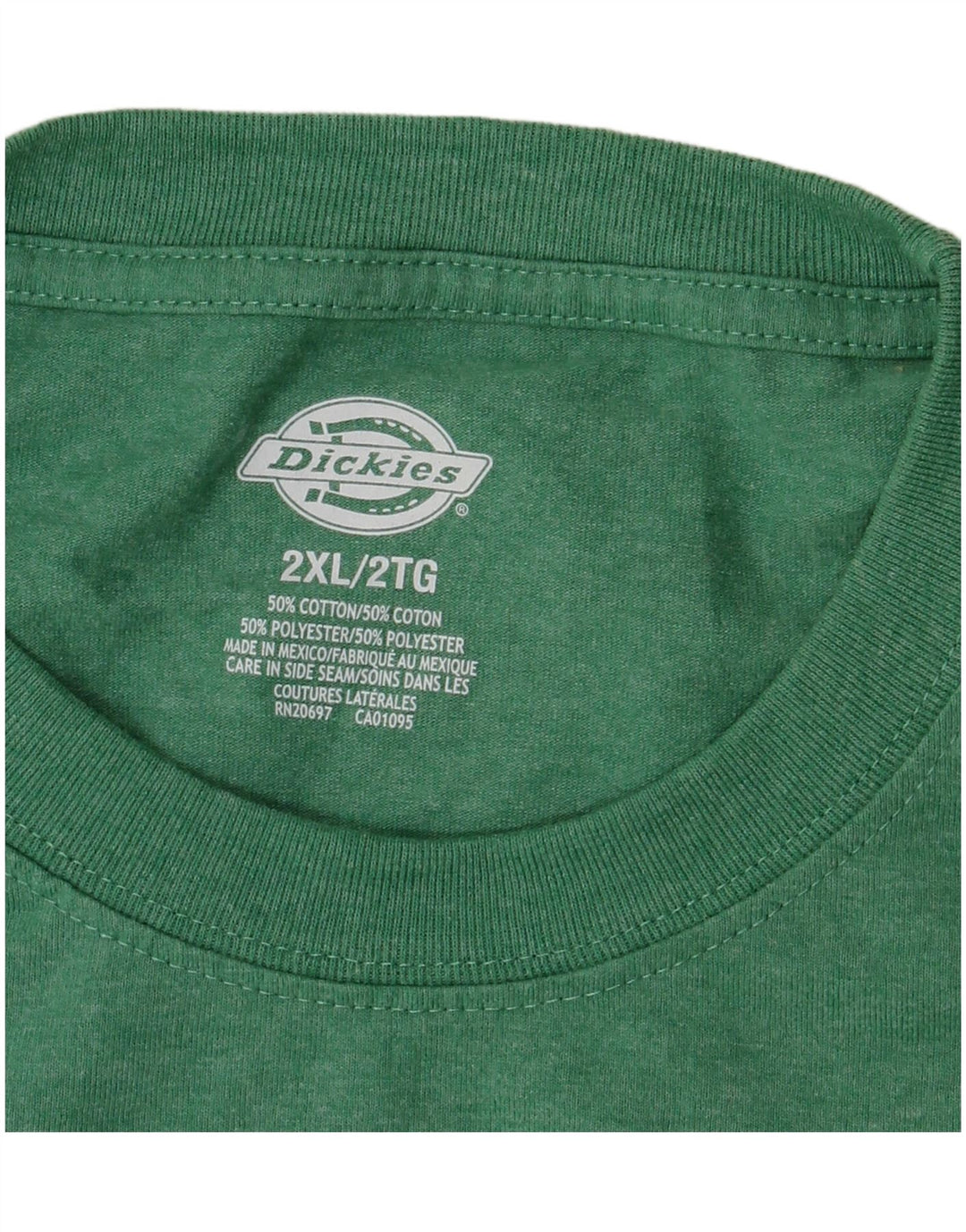 Tricou pentru bărbați Dickies Top 2XL bumbac verde