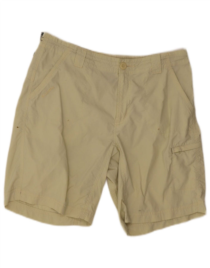 Pantaloni scurți cargo Columbia Titanium pentru femei US 8 Medium W30 Nylon verde