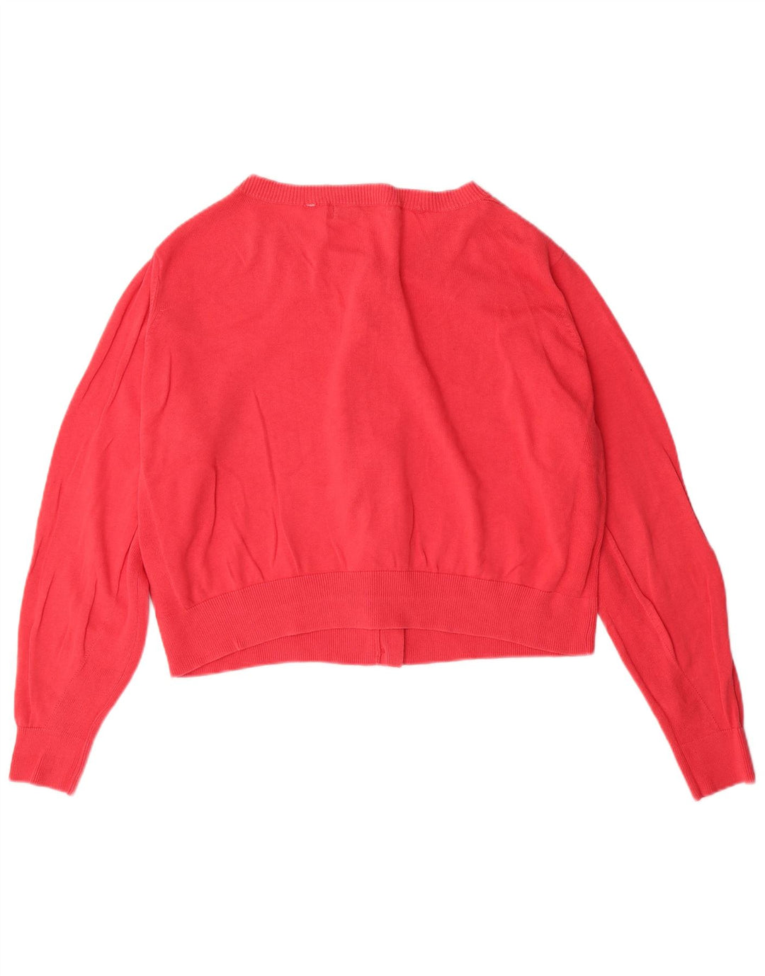MARKS & SPENCER Pulover cardigan pentru femei UK 18 XL bumbac roz