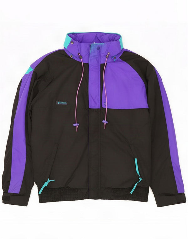 Jachetă de schi Columbia pentru bărbați UK 40, mare, negru, nailon color bloc