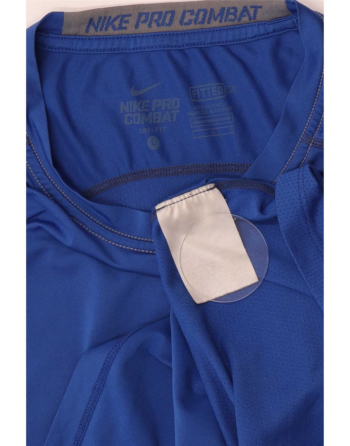 Tricou pentru bărbați Nike Dri Fit Top mare, albastru, poliester
