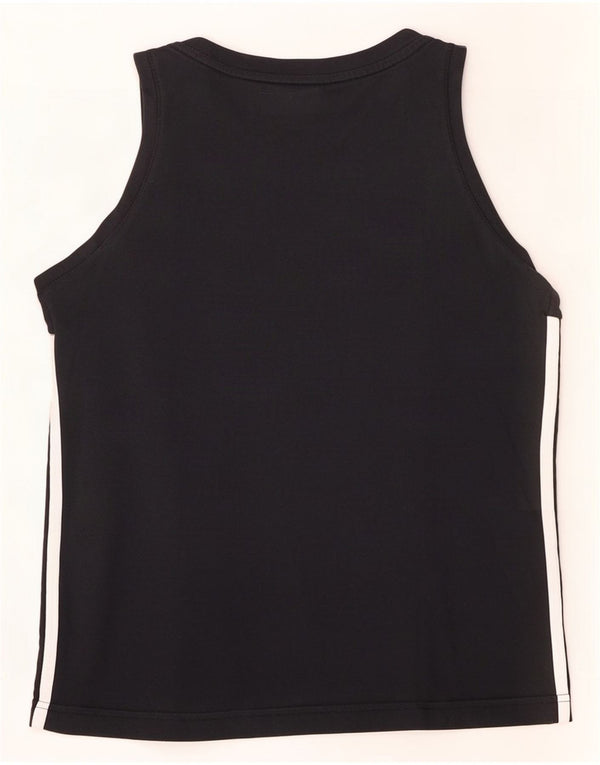 Adidas Climalite Vest Top pentru femei UK 12/14 Medium Black Bumbac