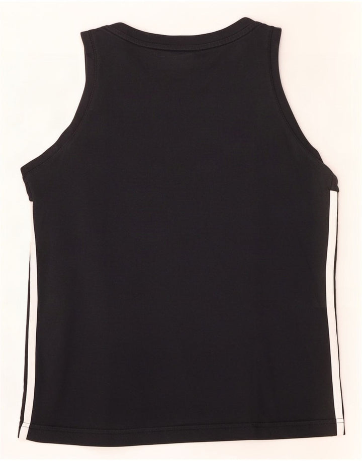 Adidas Climalite Vest Top pentru femei UK 12/14 Medium Black Bumbac