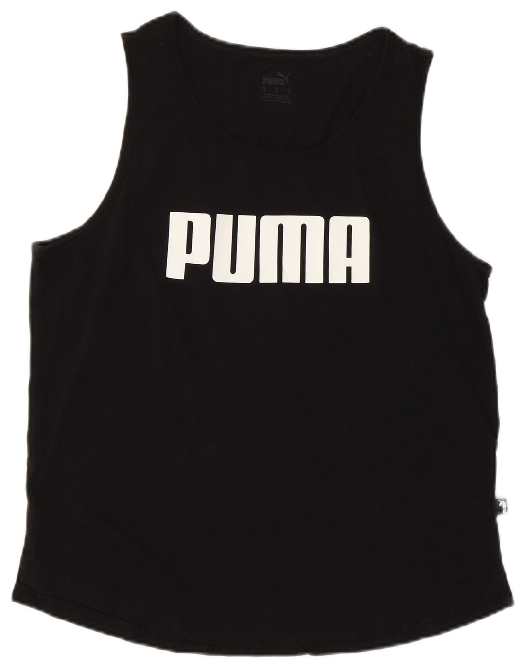Vesta grafică pentru femei Adidas UK 14, bumbac mediu negru