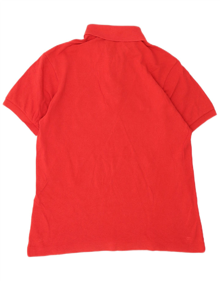 Tricou polo Lacoste pentru bărbați mărimea 5 mare bumbac roșu