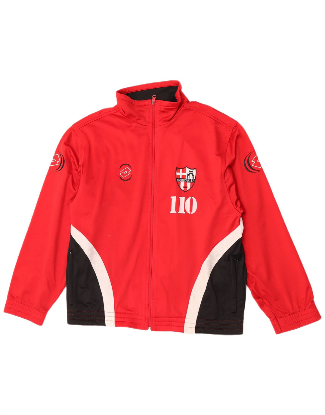 Jachetă de trening grafică pentru bărbați Lotto UK 38/40 Medium Red Colorblock