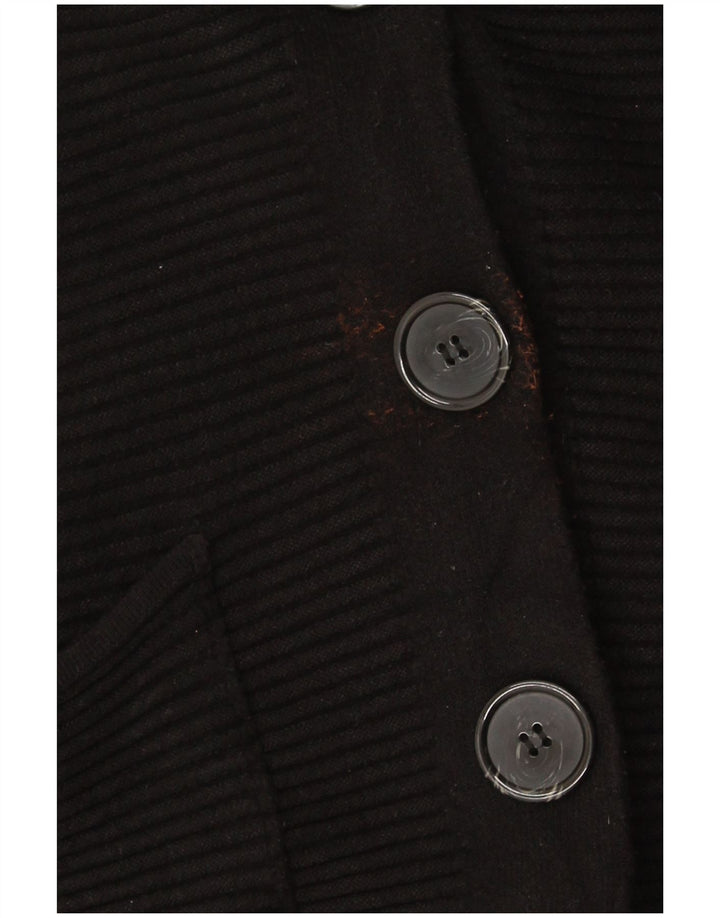 Pulover cardigan supradimensionat pentru femei Zara UK 10 Small Black Classic