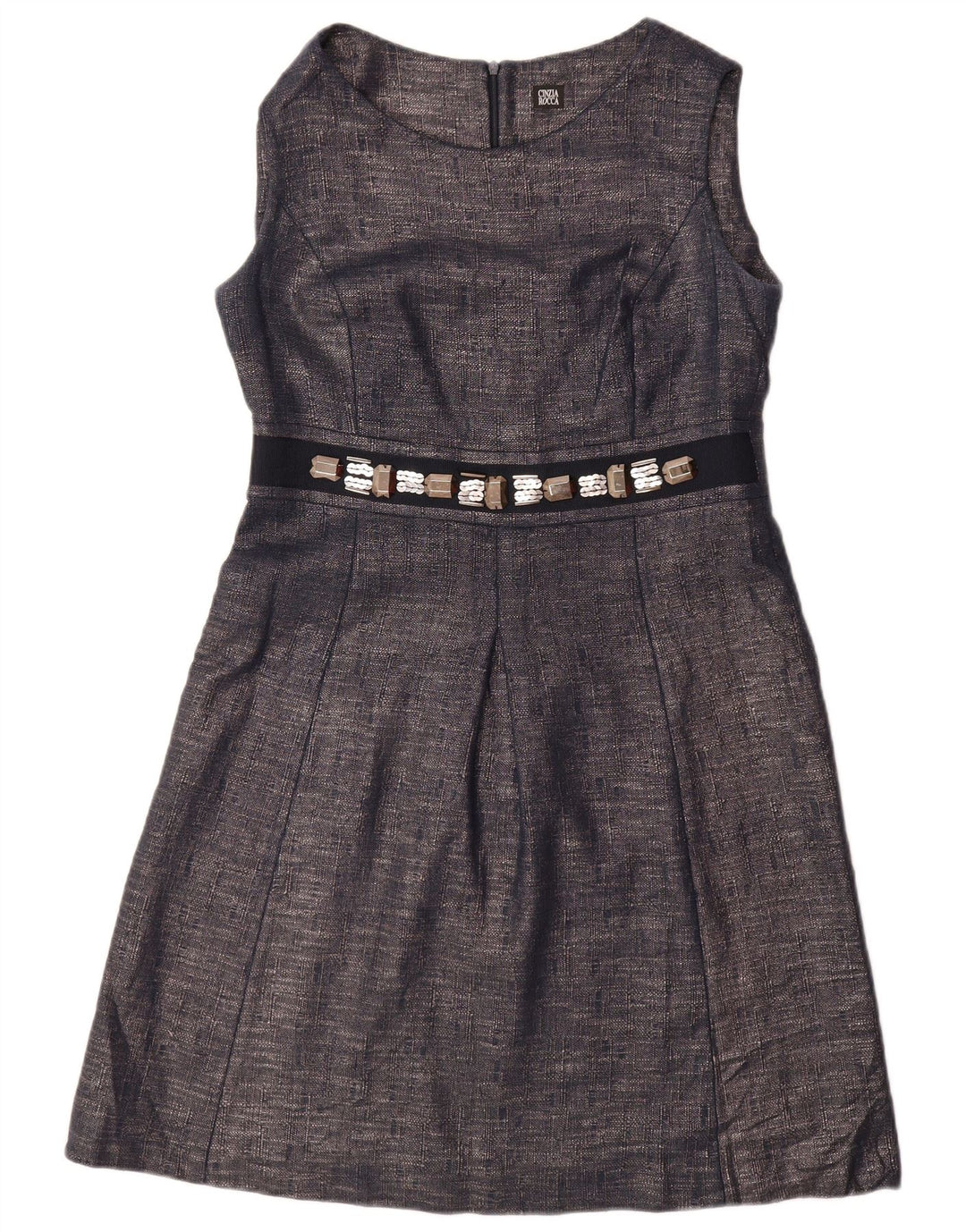 CINZIA ROCCA Set pentru femei 1 nasture 2 piese UK 10 mic Bumbac bleumarin