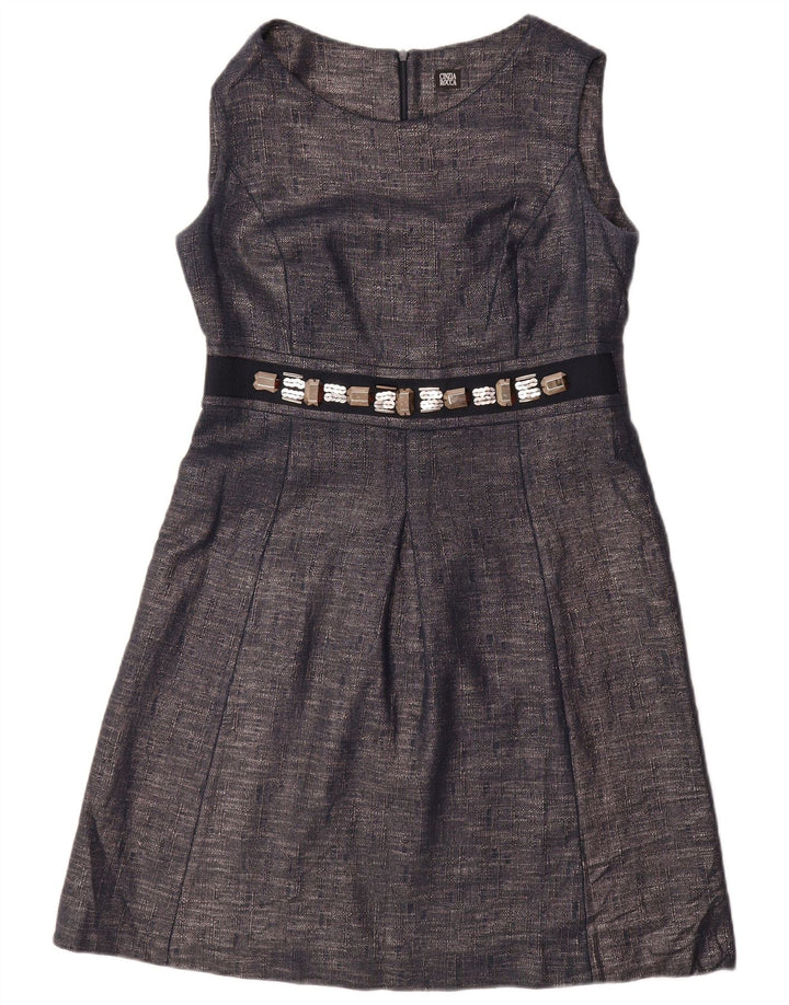 CINZIA ROCCA Set pentru femei 1 nasture 2 piese UK 10 mic Bumbac bleumarin