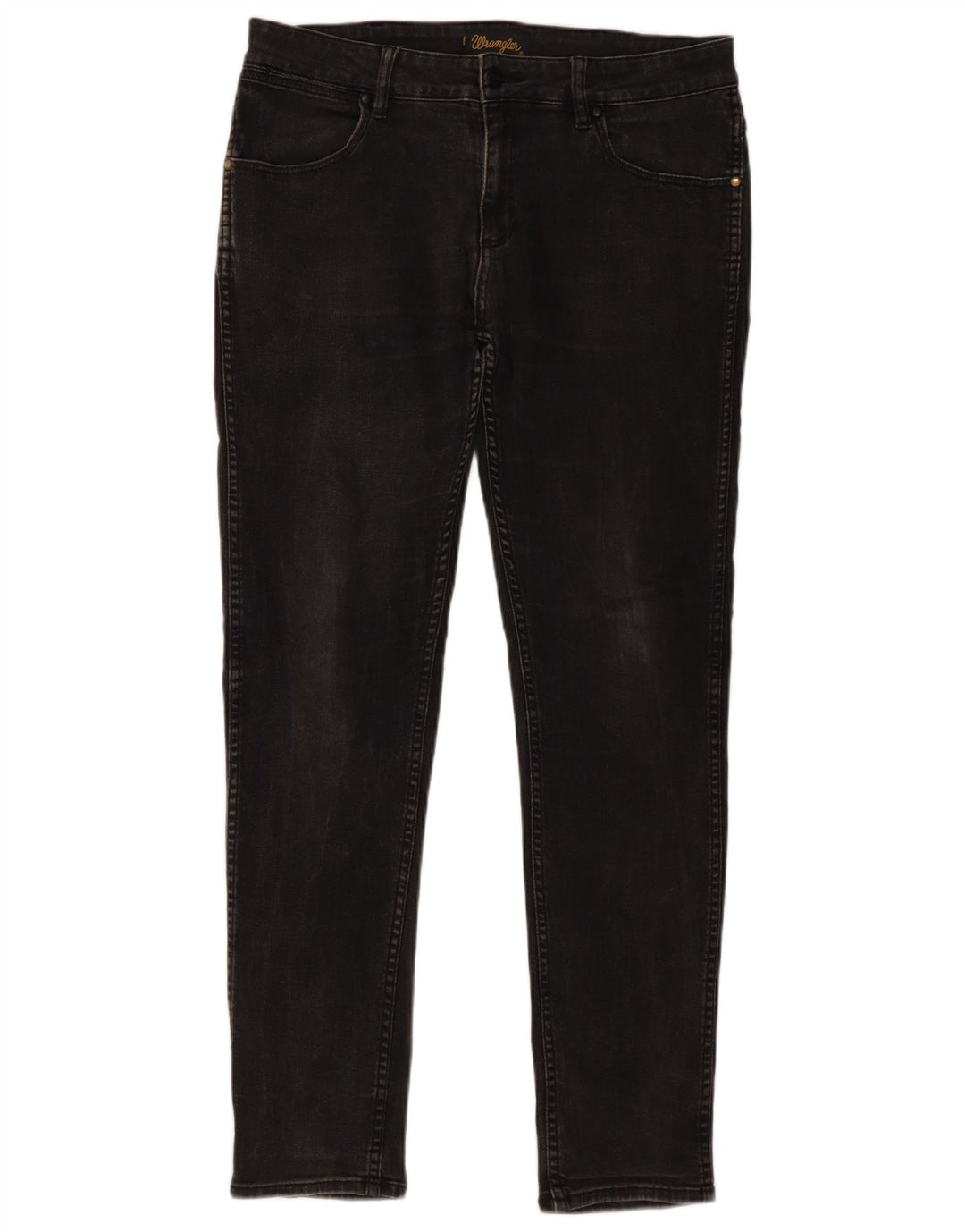 Blugi subțiri Wrangler pentru bărbați Stompers W32 L30 bumbac negru