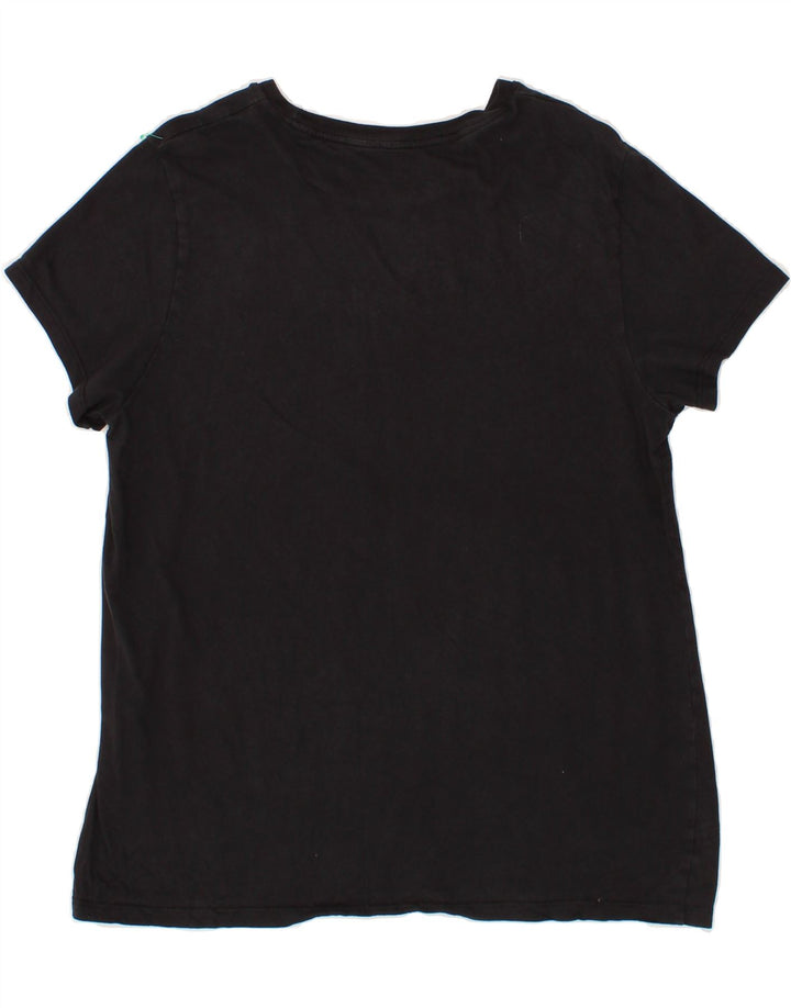 LEVI'S Womens Graphic T-Shirt Top UK 18 XL Black Vintage Levi's and Second-Hand Levi's from Messina Hembry 