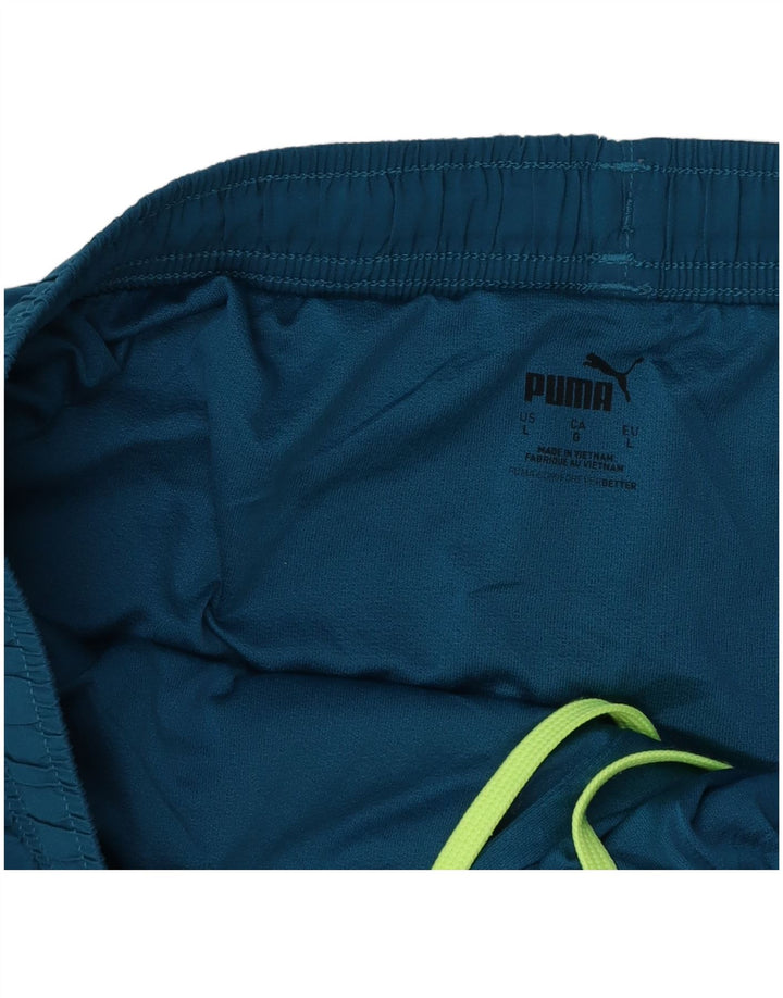 Pantaloni scurți sport PUMA pentru bărbați, mari, albastru, bloc de culoare