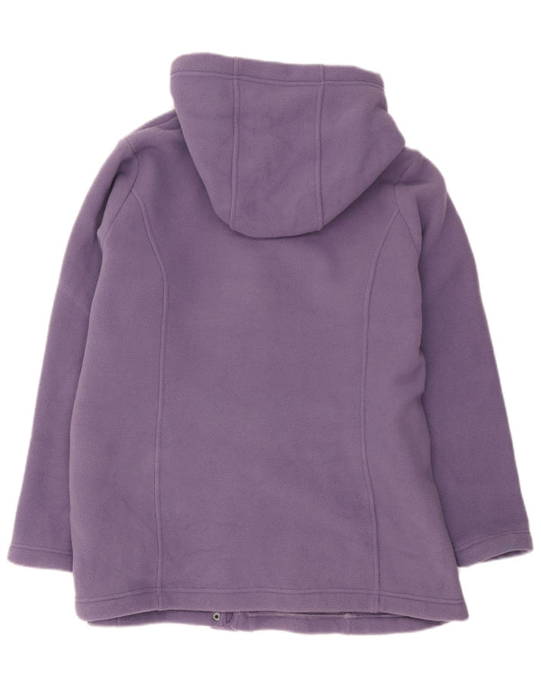 Jachetă duffle cu glugă pentru femei Marks & Spencer UK 18 XL bumbac violet