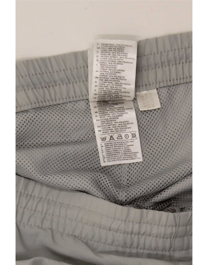 Pantaloni scurți de înot Adidas pentru bărbați, mari, gri, poliester