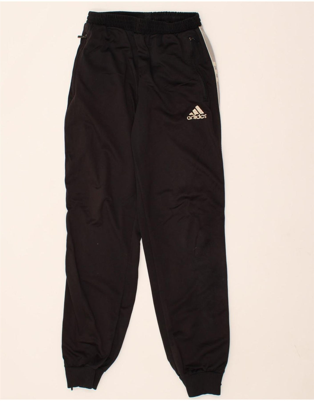 ADIDAS Mens Tracksuit Trousers Joggers Medium  Black Colourblock Vintage Adidas and Second-Hand Adidas from Messina Hembry 