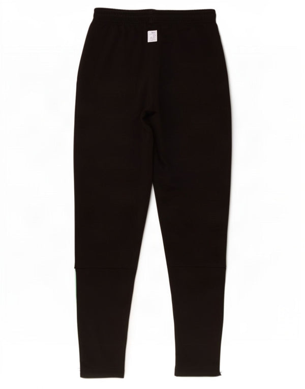 Pantaloni de trening Puma pentru băieți 11-12 ani, negru, poliester color bloc
