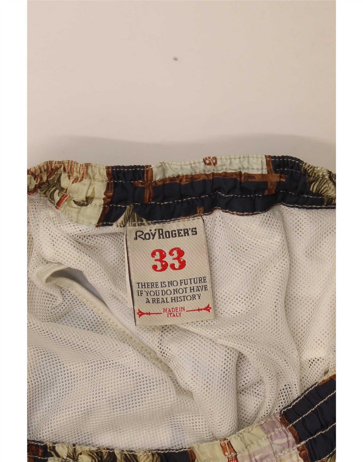 Pantaloni scurți de înot hawaiani pentru bărbați Roy Rogers, medii, multicolori, patchwork