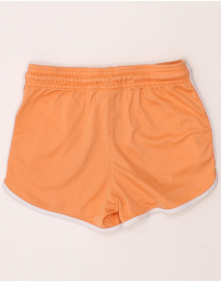 UMBRO Girls Sport Shorts 7-8 Years Medium Orange Polyester Vintage Umbro and Second-Hand Umbro from Messina Hembry 