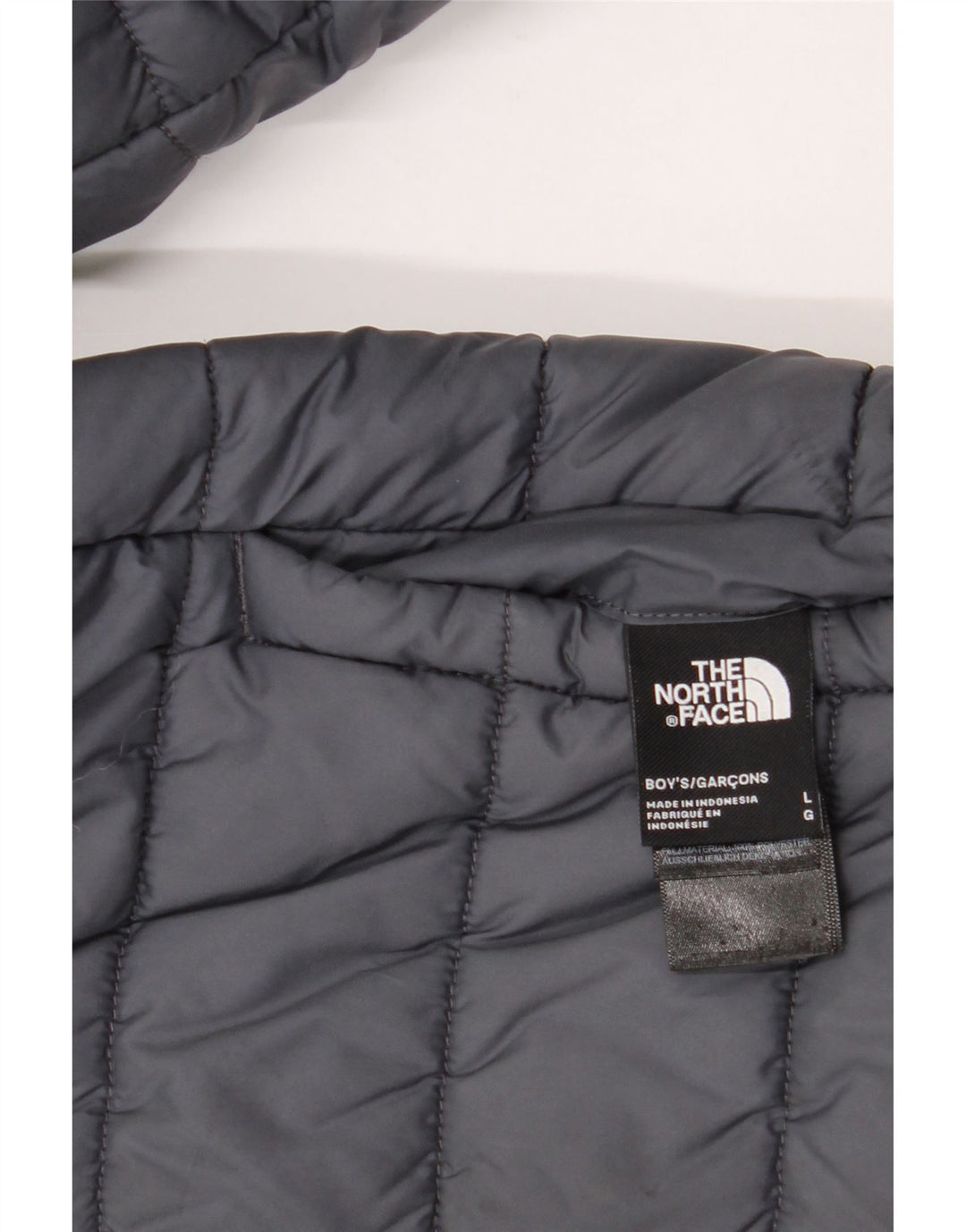 Jachetă căptușită pentru băieți The North Face 11-12 ani, mare, gri, colorblock