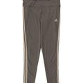 ADIDAS Womens Leggings UK 12/14 Medium  Grey Polyester Vintage Adidas and Second-Hand Adidas from Messina Hembry 