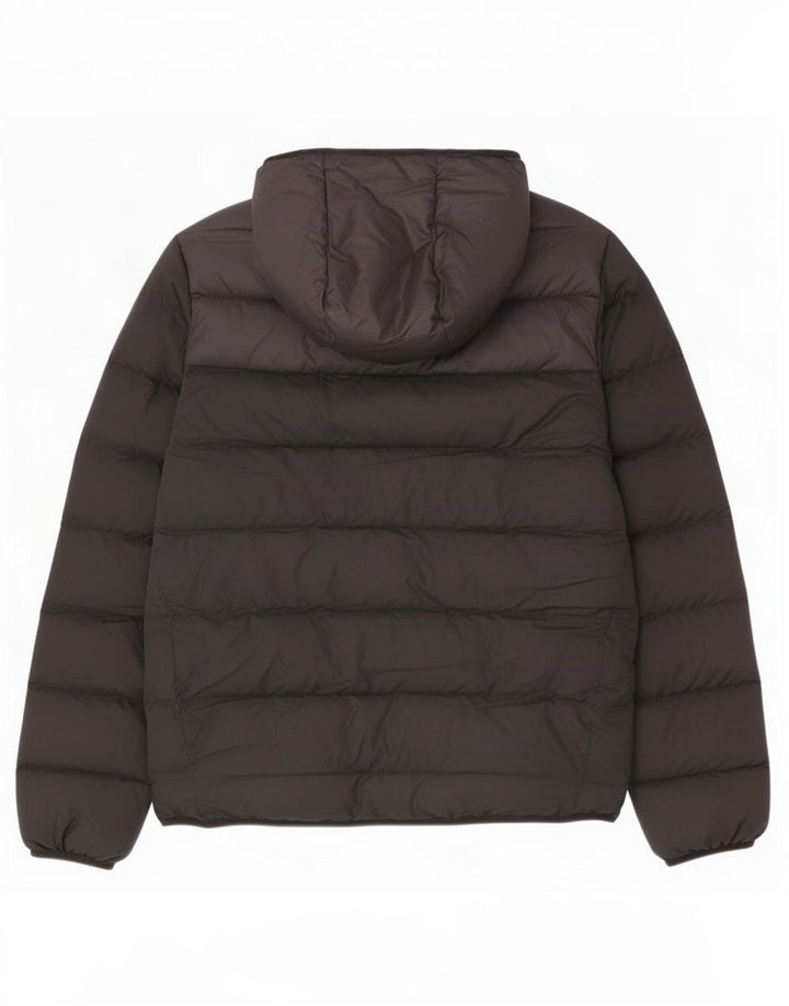 Jachetă căptușită cu glugă Nike pentru bărbați UK 36 Poliester negru mic