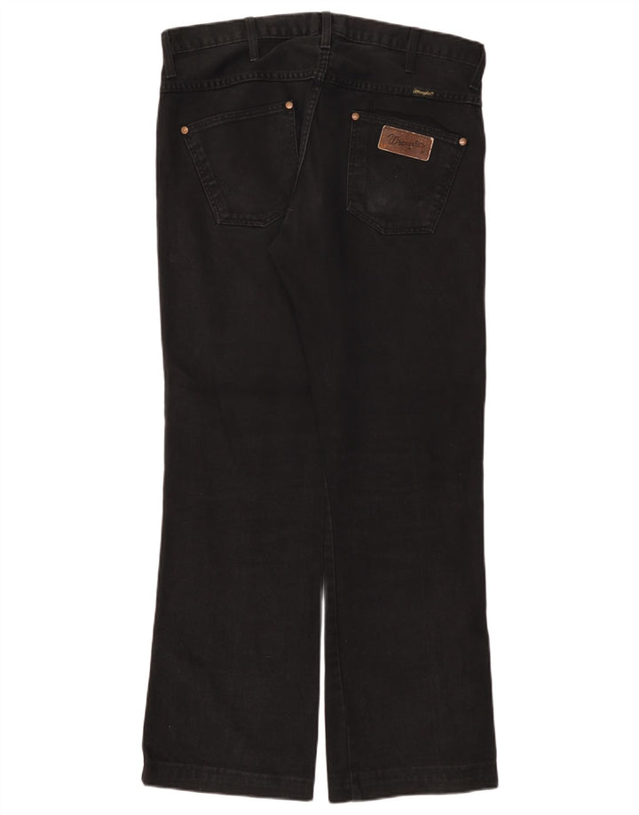 Blugi pentru bărbați Wrangler Dayton Bootcut W33 L31, bumbac negru