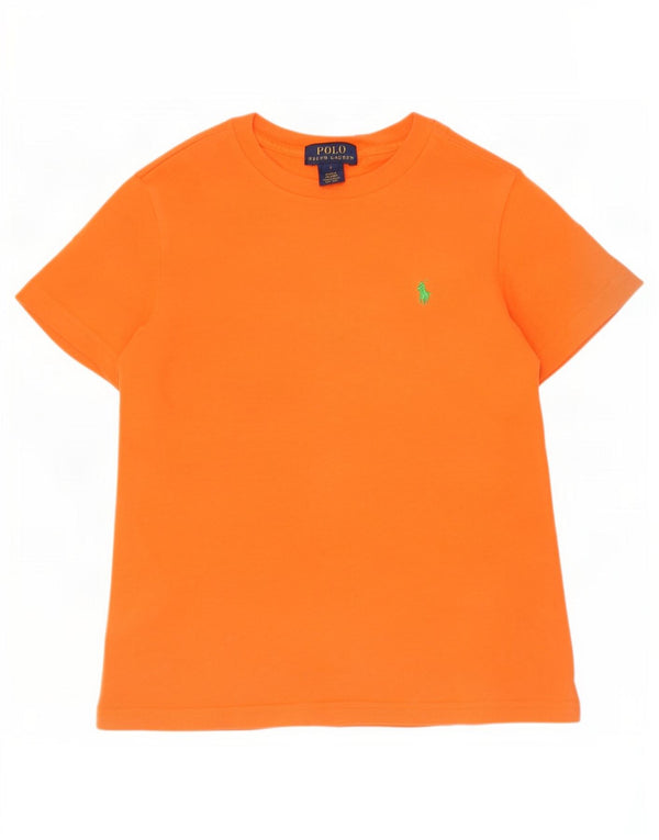 Tricou Polo Ralph Lauren pentru baieti Top 5-6 ani bumbac portocaliu
