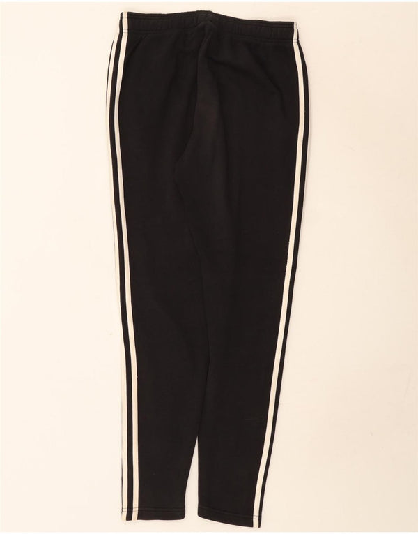 Pantaloni de trening Adidas pentru bărbați, bumbac mediu negru