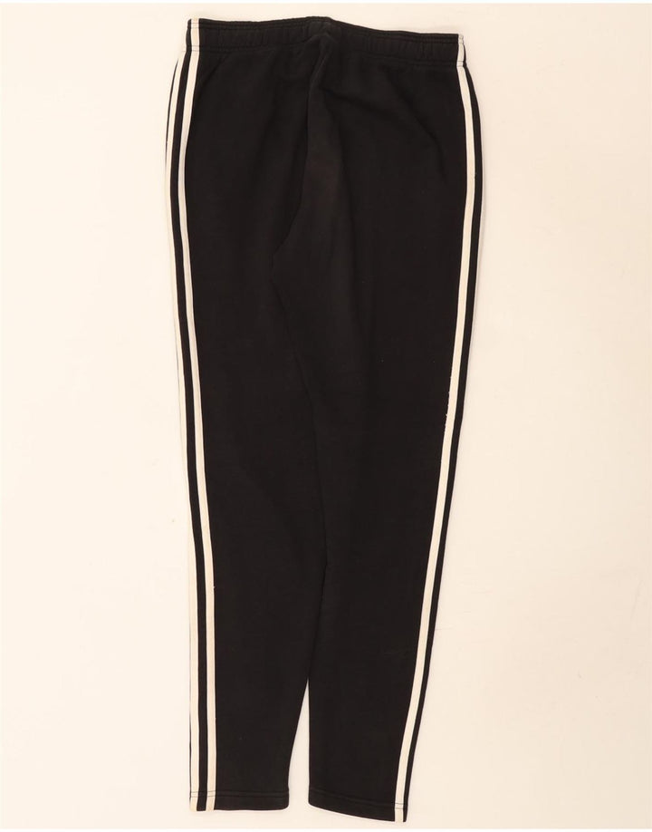 Pantaloni de trening Adidas pentru bărbați, bumbac mediu negru