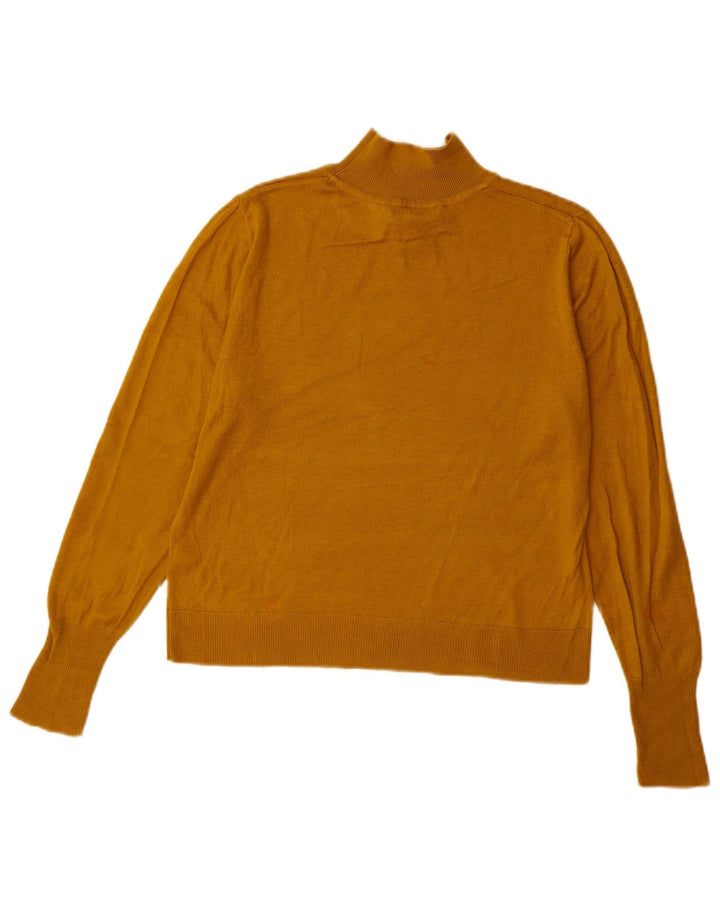 Pulover pentru femei cu gât țestoasă Zara UK 10 Mic Bej