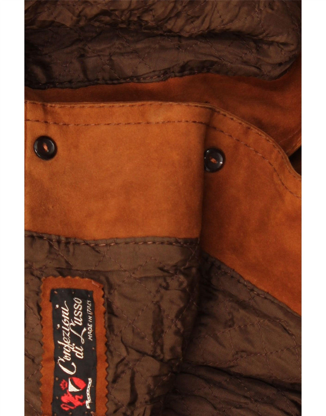 Jachetă vintage pentru femei de piele intoarsa UK 16 mare maro